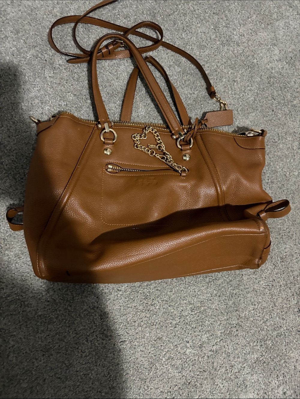 Coach Tote Bag with Gold Hardware